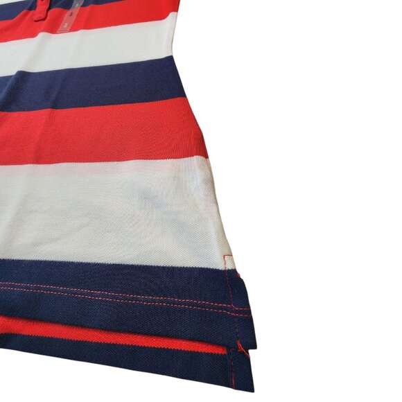 Tommy Hilfiger Women's Polo Shirt Colorblock Small Classic Fit Cotton NWT - Picture 7 of 8